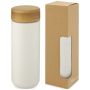 300 ml ceramic thermal cup with bamboo lid 