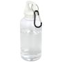 400 ml RCS-certified recycled aluminium water bottle with carabiner 