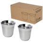 Set of 80 ml RCS certified stainless steel espresso cups 