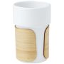 340 ml thermal mug with bamboo sleeve 