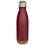 500ml double-wall vacuum insulated stainless steel water bottle with cork detailing 