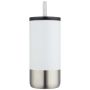 480 ml recycled RCS insulated tumbler with straw 