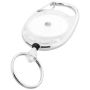 Keyring with retractable clip 