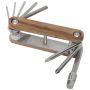 8-in-1 wooden multi-tool for bicycles 