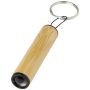 Bamboo keyring with light 