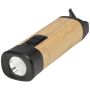Recycled bamboo/RCS plastic lantern with carabiner 