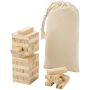 Wooden tower balancing game 