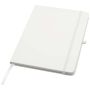 A5 recycled hard cover notebook with lined pages 