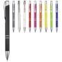 Aluminium click-action ballpoint pen 