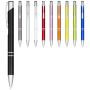 Anodised aluminium click-action ballpoint pen 
