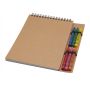 A5 softcover spiral notebook and 