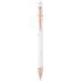 Ballpoint pen with rose gold finish 