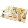 Bamboo cheese board and utensils 