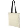 100 g/m² cotton bag with long contrasting handles 