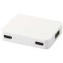 4-Port USB Hub with USB-A and Type-C Output and Dual Input – Made from Recycled Plastic 