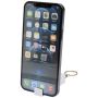 Bamboo mobile phone holder with recycled plastic toy 
