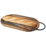 Acacia wood kitchen board with bread knife 