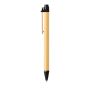 Recycled Cardboard Ballpoint Pen with Wooden Clip