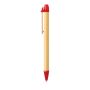 Recycled Cardboard Ballpoint Pen with Wooden Clip