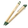 Recycled Cardboard Ballpoint Pen with Wooden Clip
