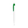 Plastic Ballpoint Pen with Coloured Clip