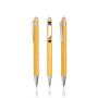 Bampen Bamboo Ballpoint Pen with Metal Clip