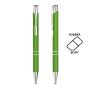 Aluminium ballpoint pen with rubber finish