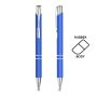 Aluminium ballpoint pen with rubber finish