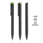 Clipsy Aluminium Ballpoint Pen with Rubber Finish
