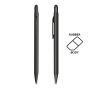Aluminium ballpoint pen, with rubber finish and touch function