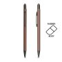 Aluminium ballpoint pen, with rubber finish and touch function