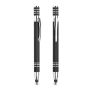 Chromed Aluminium Ballpoint Pen, with Rubber Finish, Touch