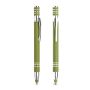 Chromed Aluminium Ballpoint Pen, with Rubber Finish, Touch