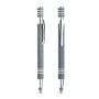 Chromed Aluminium Ballpoint Pen, with Rubber Finish, Touch