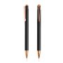 Writz Metal Ballpoint Pen with Copper-Coloured Details