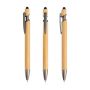 Bamboo Ballpoint Pen with Colourful Touch