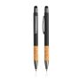 Merge Ballpoint Pen in aluminium and cork with rubber finish and touch