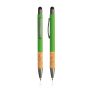 Merge Ballpoint Pen in aluminium and cork with rubber finish and touch