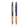 Merge Ballpoint Pen in aluminium and cork with rubber finish and touch