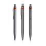 Alur Ballpoint Pen in recycled aluminium, coloured detail