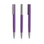 Recycled Aluminium Ballpoint Pen with Rubber Finish