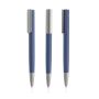 Recycled Aluminium Ballpoint Pen with Rubber Finish