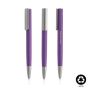Recycled Aluminium Ballpoint Pen with Rubber Finish