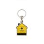 MY-D House-Shaped Keyring with 2 Sides, Metal