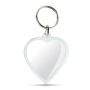CR-COR Heart-shaped Keyring with 2 sides, acrylic
