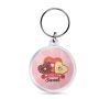 CR-37 Round Acrylic Keyring Double-Sided