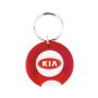 CR-25 Keyring Trolley Token Holder with € Coin for Shopping Trolley, 1 side (Ø25mm)