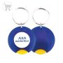 CR-25 Keyring Trolley Token Holder with € Coin for Shopping Trolley, 1 side (Ø25mm)