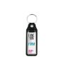 MD-18 Keyring MD-18 rectangular with 1 side, metal and PU