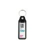 MD-18 Keyring MD-18 rectangular with 1 side, metal and PU